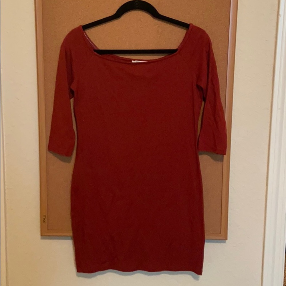 Body-forming mini dress